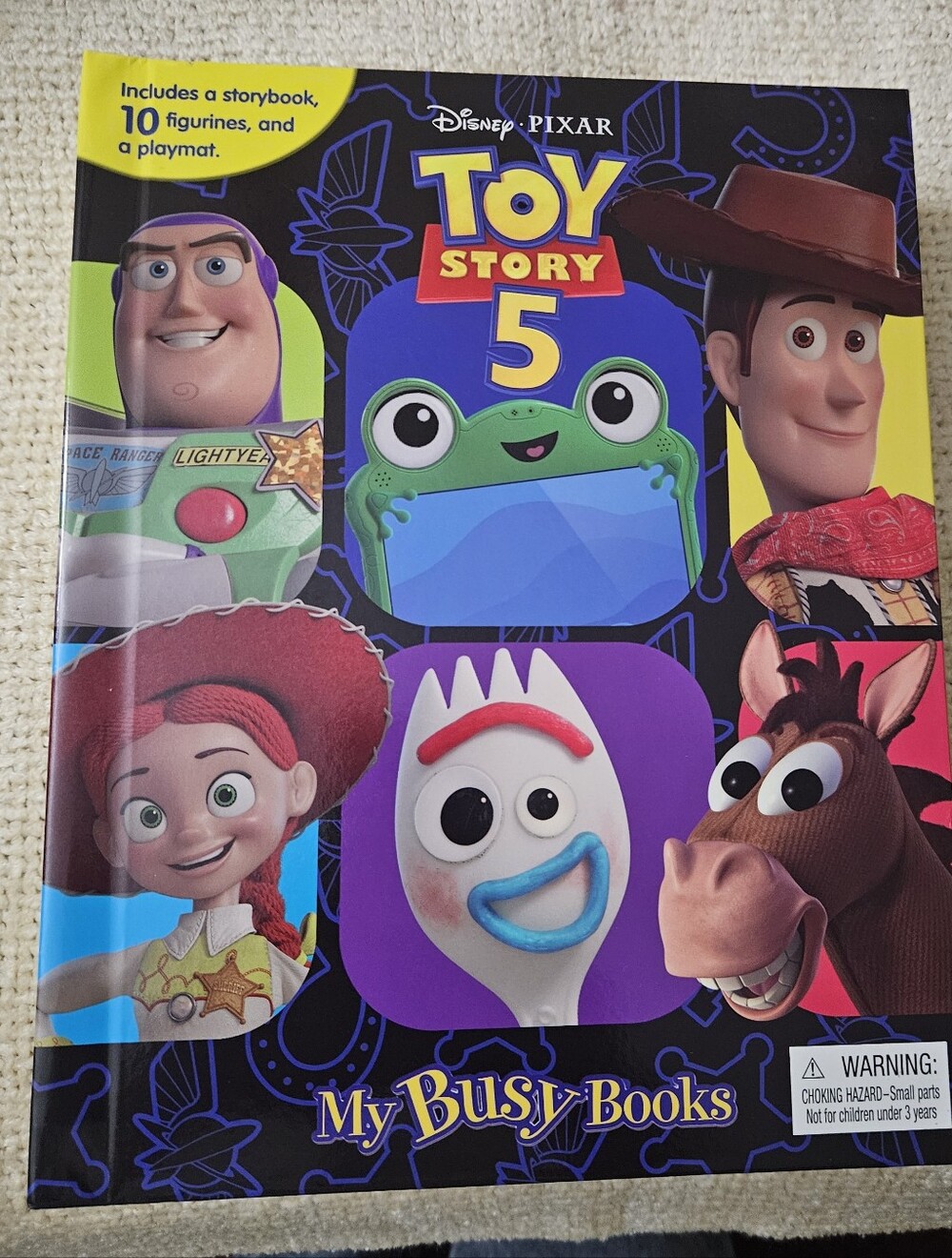 Disney Pixar Toy Story 5 My Busy Books - Colorful Multicolor Kids Playset